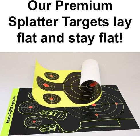 12x18 Splatter Targets. Fully Reactive Targets. See Your Hits and Your Misses! Shots Burst with a Bright Splatter Upon Impact. Instantly See Your Shots. in Kuwait