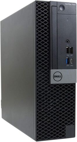 كمبيوتر مكتبي Dell 7050 SFF، i7 Desktop 7050 SFF، Intel Core i7-7th، ذاكرة الوصول العشوائي 8 جيجابايت، 256 جيجابايت SSD، Windows 11 Pro (متجدد) in Kuwait