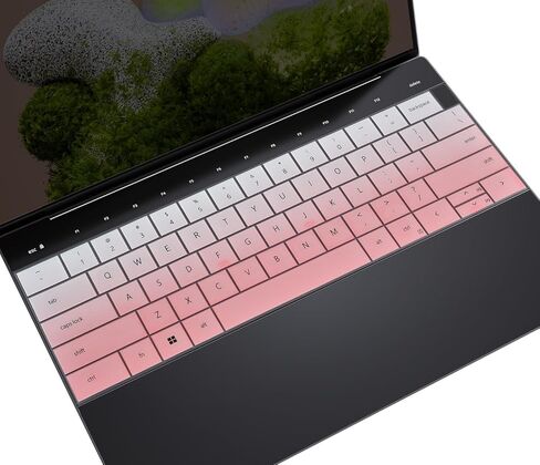 Keyboard Cover Skin Compatible with 2025 Dell XPS 13 9350 9345 Laptop 13.4 inch/XPS 13 Plus 9320,Dell 16 Premium DA16250 Keyboard Protector - Pink in Kuwait