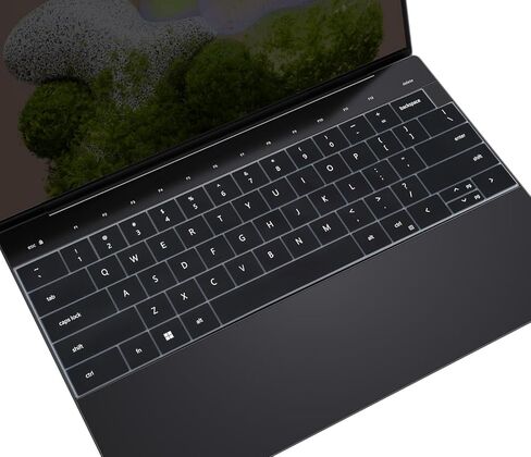 غطاء لوحة المفاتيح متوافق مع 2025 Dell XPS 13 9345 9350 / XPS 13 Plus 9320، Dell 16 Premium DA16250 غطاء حماية للوحة المفاتيح - شفاف in Kuwait