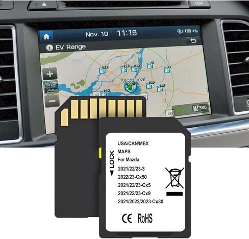 أحدث بطاقة ذاكرة التنقل، متوافقة مع: Cx5(2021-2023)، Cx9(2021-2023)، Cx50(2022-2023)، Mx30(2022-2023)، Cx30(2021-2023)، 3(2021-2023)(Ceypec-02) in Kuwait