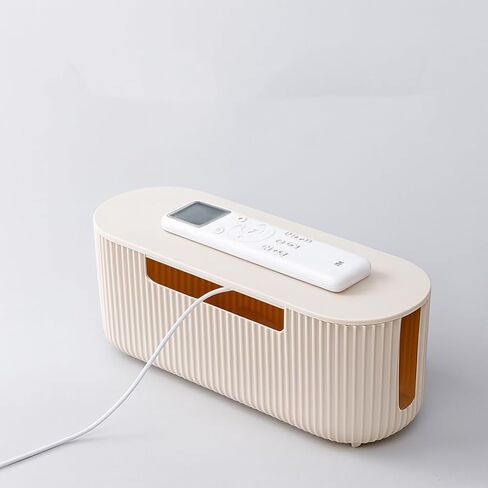 Frost White Cable Management Box for Power Strips and Cord Hiding in Saudi Arabia