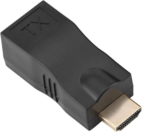موسع، 30 متر إلى RJ45 كابل الشبكة موسع محول محول مكرر عبر CAT-5e CAT6، التوصيل والتشغيل، يدعم دقة HDMI1.4 ثلاثية الأبعاد 1080 بكسل in Kuwait