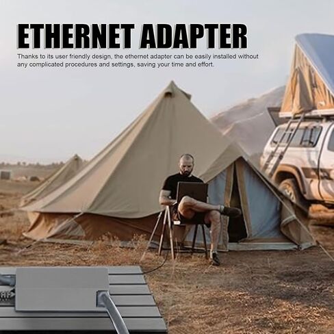 Original Ethernet Adapter for V2 Satellite Internet Rectangular Dish, Plug and Play Stable Network Adapter in Saudi Arabia
