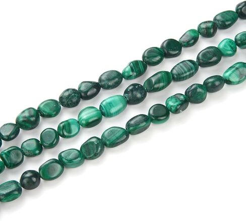 3 Strands Adabele Natural Kyanite Blue Crystals Gemstone Loose Beads 6mm to 8mm Free Form Oval Tumbled Pebble Gem Stone Spacer (45 Inch) for Jewelry Making GZ11-38 in Saudi Arabia