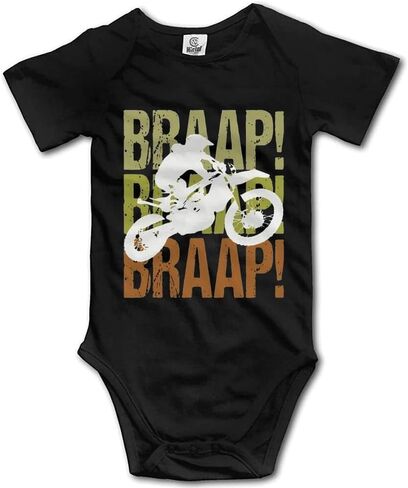 Braap! Dirt Bike Baby Short Sleeve Bodysuit Infant Playsuit in Saudi Arabia