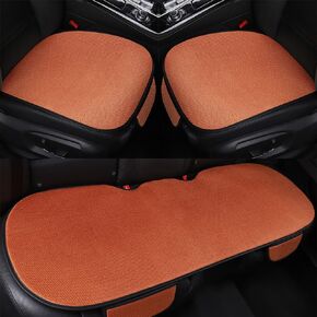 Car Seat Cushion for BMW 4 Series G23 Cabriolet 2021 2022 2023, 5 Seats Four Seasons Comfortable Breathable Non-Slip Car Seat Cushion, Front and Rear Car Seat Pads,E Brown in Kuwait