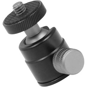 Gadpiparty سبائك الألومنيوم كرة صغيرة رئيس ترايبود محول 1/4 "برغي تدوير كاميرا مكتب جبل لدعم DSLR وجهاز العرض in Saudi Arabia