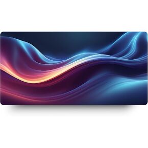 Mouse Pad, Aurora Waveflow Large Desk Mat (23.6 x 11.8 in) in Saudi Arabia