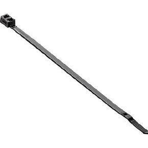 Panduit PLB3S-C0 Pan-Ty Double Loop Cable Tie, Standard, 11.8-Inch Length, Weather Resistant Nylon 6.6, Black (100-Pack) in Kuwait