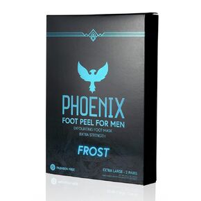 (Pack of 2) Phoenix Foot Peel for Men - Extra Large - Extra Strength - Exfoliating Dry Feet Treatment - Callus Remover - Unscented - Paraben and Fragrance Free in Saudi Arabia