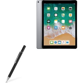 قلم BoxWave Stylus متوافق مع Apple iPad Pro (الجيل الثاني 2017) (12.9 بوصة) - قلم لمس ذو سعة FineTouch، قلم شاشة فائق الدقة - أسود داكن in Kuwait