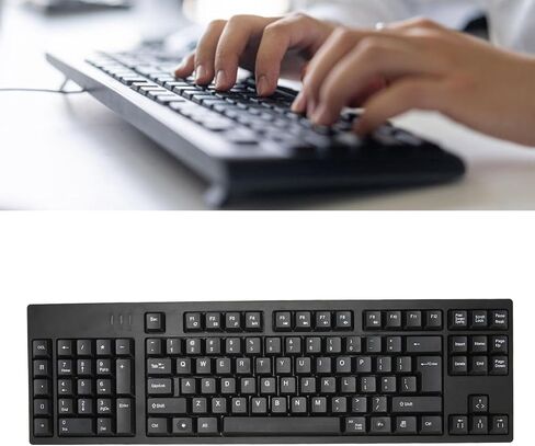 Left Handed Keyboard, Ergonomic Layout, 109 Keys, Micro USB, Plug and Play, Material, for Business Accounting Designer in Saudi Arabia