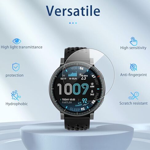 [4pack] Screen Protector for Amazfit Active Max, TPU Material,Scratch-Resistant,High Transparency,Soft Screen Protector for Amazfit Active Max SmartWatch(Non-Tempered Glass) in Saudi Arabia
