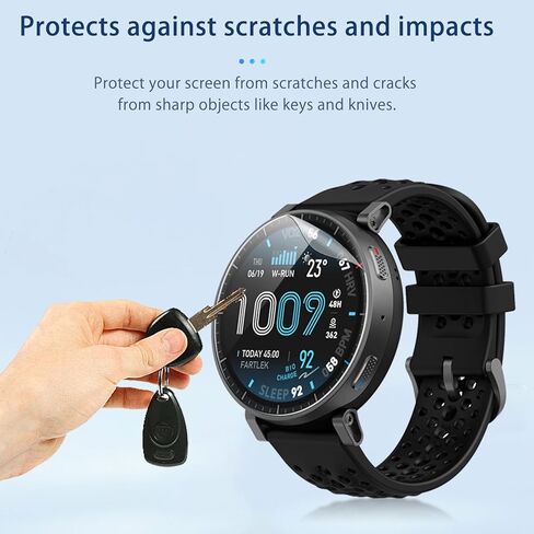 [4pack] Screen Protector for Amazfit Active Max, TPU Material,Scratch-Resistant,High Transparency,Soft Screen Protector for Amazfit Active Max SmartWatch(Non-Tempered Glass) in Saudi Arabia