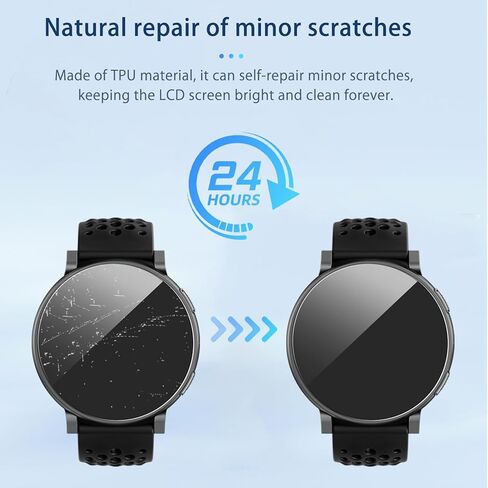 [4pack] Screen Protector for Amazfit Active Max, TPU Material,Scratch-Resistant,High Transparency,Soft Screen Protector for Amazfit Active Max SmartWatch(Non-Tempered Glass) in Saudi Arabia