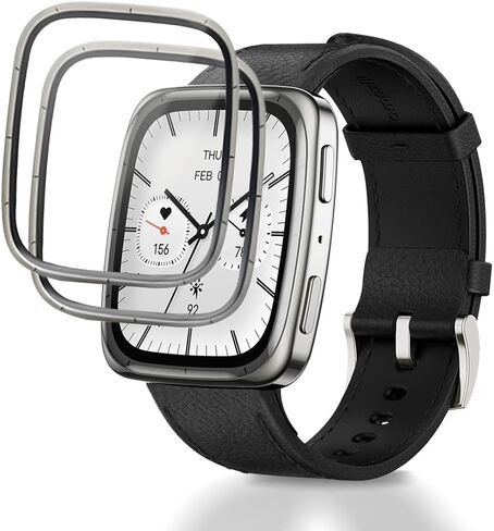 عبوتان من واقي الشاشة لـ Amazfit Active 2 Square، طبقة حماية ثلاثية الأبعاد لتغطية الشاشة الكاملة لساعة Amazfit Active 2 Square الذكية، وضوح عالي الدقة، مضاد للخدش، خالٍ من الفقاعات in Saudi Arabia