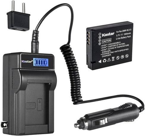 شاحن بطارية Kastar BP-DC10 LCD AC متوافق مع بطارية Leica BP-DC10 BP-DC10-E BP-DC10-U، شاحن Leica BC-DC10، Leica D-Lux 5، Leica D-Lux 6 كاميرا رقمية in Kuwait