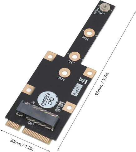 محول Yosoo Health Gear PCIe M.2 SSD، محول مفاتيح PCIe صغير إلى NVMe M مع دعامة تثبيت لترقية الكمبيوتر المحمول بطول 2230 2242 2260 2280 in Saudi Arabia