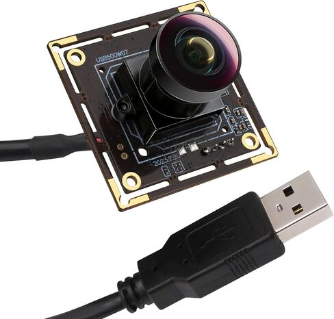 وحدة كاميرا USB SVPRO 5 ميجابكسل، 1944P 30 إطارًا في الثانية، زاوية واسعة، عدسة عين السمكة M12، مستشعر IMX335، توصيل وتشغيل كاميرا ويب صناعية للأمان، طابعات ثلاثية الأبعاد، كاميرا Lightburn لنظام التشغيل Windows/Mac/Linux/Android in Saudi Arabia
