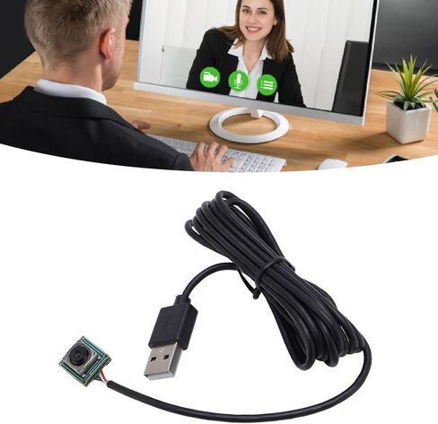 وحدة كاميرا USB 12 ميجابكسل، لوحة كاميرا فيديو صغيرة 4K UVC USB2.0، ميكروفون مدمج، عدسة 90 درجة، تركيز تلقائي، اتصال 4 اتجاهات in Saudi Arabia