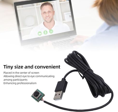 وحدة كاميرا USB 12 ميجابكسل، لوحة كاميرا فيديو صغيرة 4K UVC USB2.0، ميكروفون مدمج، عدسة 90 درجة، تركيز تلقائي، اتصال 4 اتجاهات in Saudi Arabia