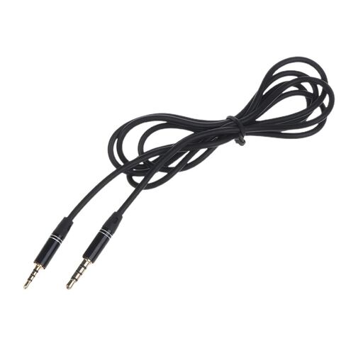 3.5mm to 2.5mm Cable 3.5mm TRRS Male to 2.5mm TRRS Male Stereo Mic Aux Cord Auxiliary Cable, 1.2m, Black in Kuwait