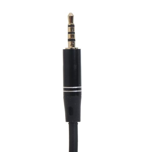 3.5mm to 2.5mm Cable 3.5mm TRRS Male to 2.5mm TRRS Male Stereo Mic Aux Cord Auxiliary Cable, 1.2m, Black in Kuwait