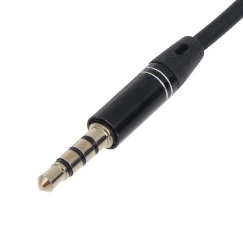 3.5mm to 2.5mm Cable 3.5mm TRRS Male to 2.5mm TRRS Male Stereo Mic Aux Cord Auxiliary Cable, 1.2m, Black in Kuwait