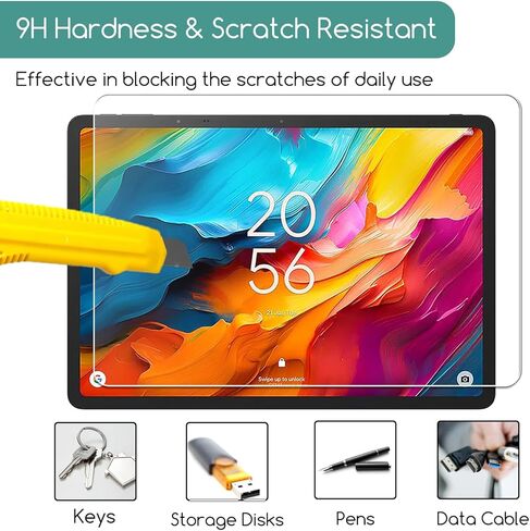 KEANBOLL 2-Pack Tempered Glass Screen Protector for TCL NxtPaper 14 (14.3-Inch, Released 2024), Ultra Clear - 9H Hardness -Anti Scratch - Case Friendly in Kuwait