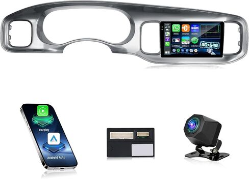 4G+64G Car Stereo for Dodge Charger 2011 2012 2013 2014 with Wireless Carplay & Android Auto - 9 Inch Android 15 Touchscreen Radio with EQ/5GHz WiFi/GPS/SWC, AHD Rear View Camera in Saudi Arabia