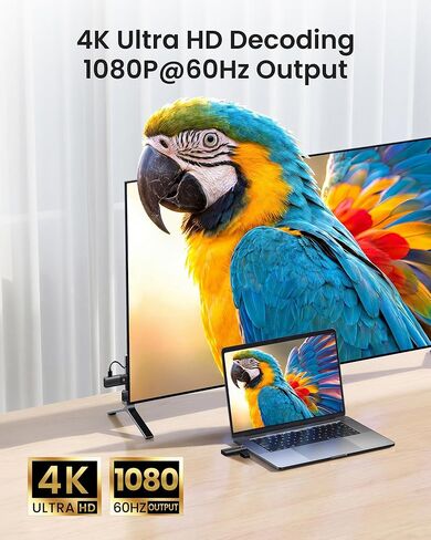 VENTION Mini Wireless HDMI Transmitter and Receiver 165FT/50M,4K Decode 1080P@60Hz Ultra HD Video Output, Plug&Play 5G for Video and Audio to Monitor from Monitor/Projector/TV in Kuwait