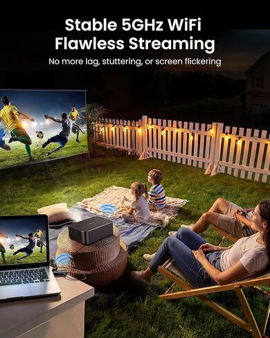 VENTION Mini Wireless HDMI Transmitter and Receiver 165FT/50M,4K Decode 1080P@60Hz Ultra HD Video Output, Plug&Play 5G for Video and Audio to Monitor from Monitor/Projector/TV in Kuwait