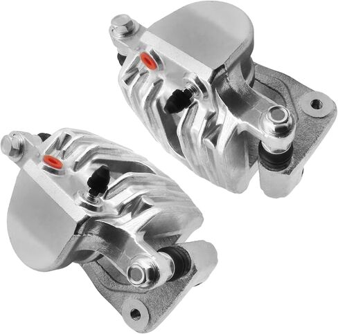 Front Brake Caliper Assembly with Bracket Compatible with 2006-2011 Hyundai Accent, Kia Rio, Kia Rio5, Dodge Attitude 2006-2009|Front Brake Caliper Driver and Passenger for 19-B3300 19-B3301 in Saudi Arabia