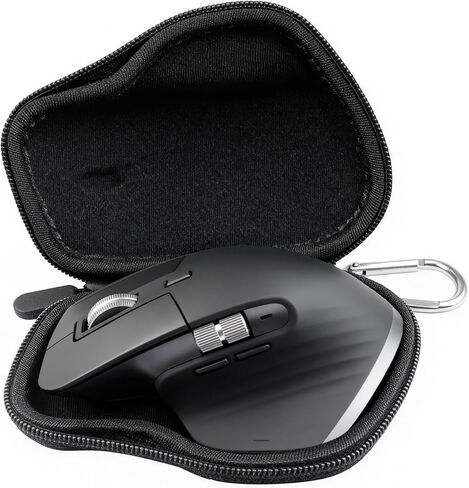 حقيبة تخزين صلبة للسفر متوافقة مع ماوس Logitech MX Master 4 / MX Master 3S / MX Master 3 / MX Matser 2S المتقدم (رمادي باهت) in Kuwait