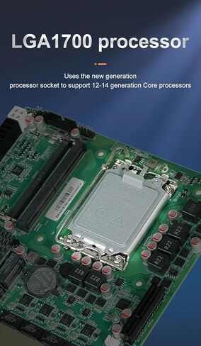 اللوحة الأم Q670 NAS Mini ITX (LGA1700، معالج سطح المكتب الجيل 12/13/14)، 2 * SIDIMM DDR5 MAX 64G، 2 * M.2 NVMe، 8 * SATA، i226-LM 2.5G vPro 17 * 17 سم لوحة رئيسية ITX لجهاز التوجيه الناعم in Kuwait