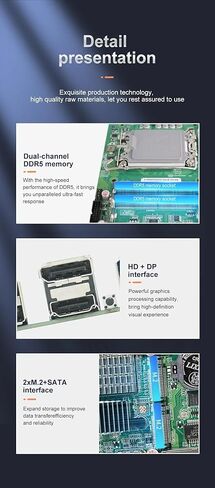 اللوحة الأم Q670 NAS Mini ITX (LGA1700، معالج سطح المكتب الجيل 12/13/14)، 2 * SIDIMM DDR5 MAX 64G، 2 * M.2 NVMe، 8 * SATA، i226-LM 2.5G vPro 17 * 17 سم لوحة رئيسية ITX لجهاز التوجيه الناعم in Kuwait