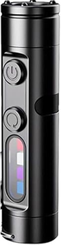Taclite Mini EDC Flashlight - 500 Lumens Rechargeable Micro Tool, Magnetic Keychain Light with Hat Clip, Waterproof, 3 Brightness Levels for Camping & Emergency Use (Black) in Saudi Arabia