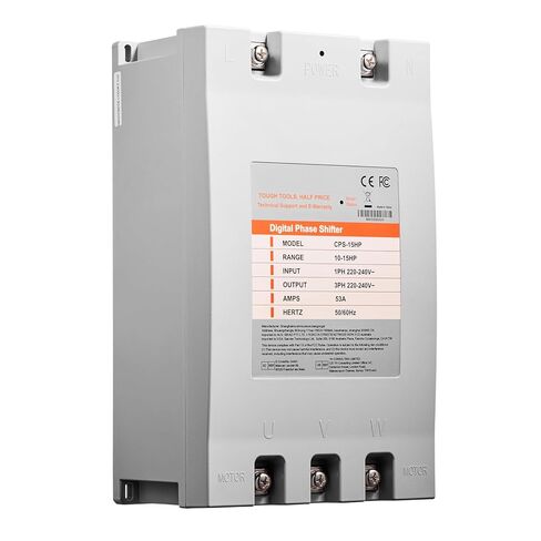 Happybuy 3 Phase Converter - 15HP 53A, 220V to 3 Phase, 220V-240V Input/Output, for Residential & Light Commercial Use (One for One Motor) in Saudi Arabia