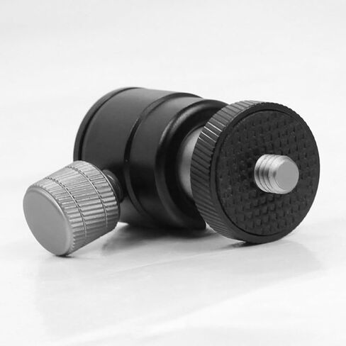 DOITOOL Aluminum Alloy Mini Ball Head Tripod Mount 1/4 Screw 360° Rotation Camera Adapter Compatible with Projector Stand for Photographers and Videographers in Saudi Arabia