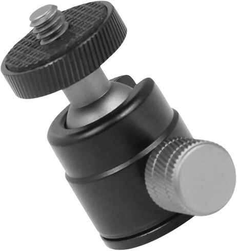 Gadpiparty Aluminum Alloy Mini Ball Head Tripod Adapter 1/4" Screw Rotatable Camera Desk Mount for DSLR and Projector Support in Saudi Arabia