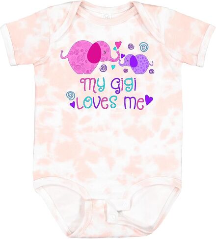 Inktastic My Gigi Loves Me - بدلة أطفال على شكل فيلة لطيفة in Kuwait