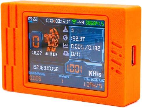 NM Miner 1000K – Bitcoin Lottery Miner for Solo Mining, Crypto Mining Hardware, Low Power USB BTC Miner Alternative, Mini Bitcoin Miner Desktop Gadget for Blockchain Enthusiasts (1000K) in Saudi Arabia