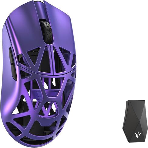 MK x WLMOUSE Beast X Max Wireless 8K Mouse with Solid Sides (OM Optical, Black) in Saudi Arabia