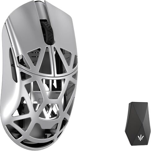 MK x WLMOUSE Beast X Max Wireless 8K Mouse with Solid Sides (OM Optical, Black) in Saudi Arabia