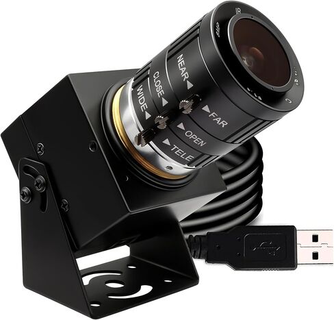كاميرا SVPRO 1080P USB كاميرا ويب ضوء النجوم منخفضة الإضاءة مع عدسة تكبير 3.6-10 مم التركيز اليدوي رؤية الآلة كاميرا صناعية UVC التوصيل والتشغيل للكمبيوتر والكمبيوتر المحمول in Saudi Arabia