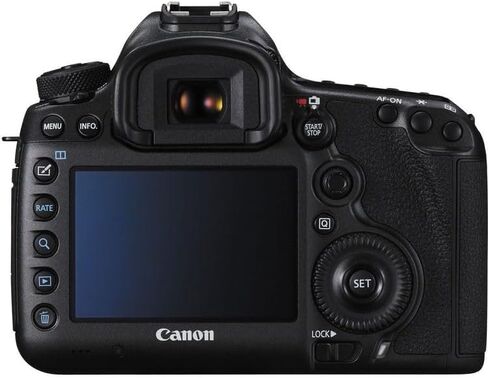حزمة كاميرا Canon EOS 5DS DSLR | مستشعر كامل الإطار بدقة 50.6 ميجابكسل، وتصوير عالي الدقة، ونظام التركيز البؤري التلقائي المتقدم، وDIGIC 6 مزدوج | للأستوديو وتصوير المناظر الطبيعية (0581C002) + بطاقة سعة 64 جيجابايت + بطارية + المزيد in Kuwait