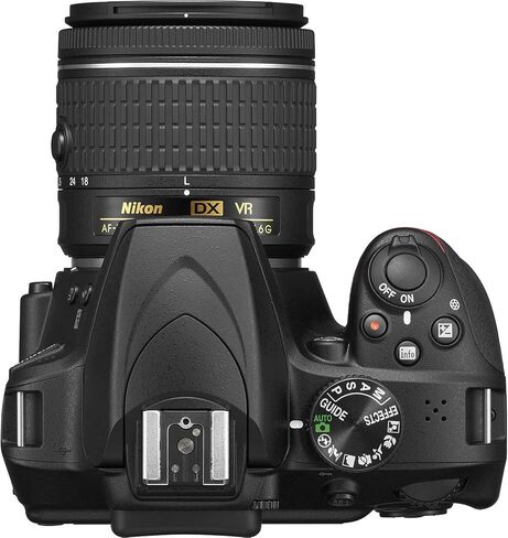 كاميرا Nikon D3400 DSLR مع عدسة AF-P DX NIKKOR مقاس 18-55 مم f/3.5-5.6G VR وعدسة 70-300 مم f/4.5-6.3G ED + ذاكرة 128 جيجابايت + بطارية إضافية + حقيبة كاميرا + حامل ثلاثي القوائم + المزيد (حزمة مكونة من 23 قطعة) (متجددة) in Saudi Arabia