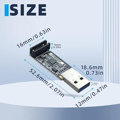 قارئ بطاقة EMMC V2 USB3.0، سرعة عالية لوحدة محول قارئ USB EMMC المتوافقة مع Makerbase MKS لبطاقة ذاكرة التخزين الصغيرة in Kuwait