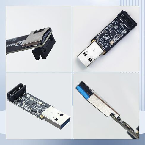 قارئ بطاقة EMMC V2 USB3.0، سرعة عالية لوحدة محول قارئ USB EMMC المتوافقة مع Makerbase MKS لبطاقة ذاكرة التخزين الصغيرة in Kuwait